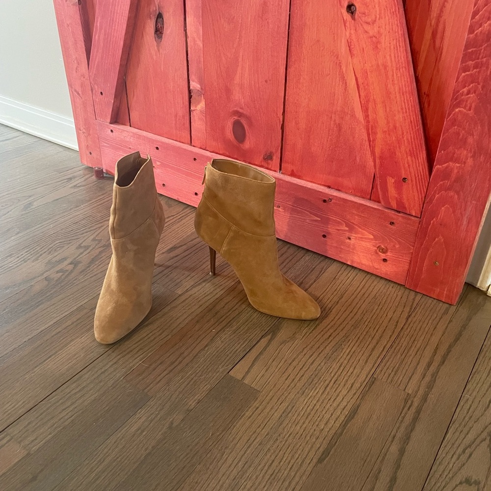 Audrey Brooke suede booties. Great condition.